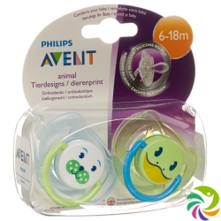 Avent Philips Nuggi Truman 6-18 Mt Sil 2 Stück