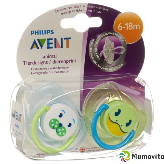 Avent Philips Nuggi Truman 6-18 Mt Sil 2 Stück buy online