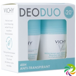 Vichy DeoDuo Anti-Transpirant 48H Roll-On 2x 50ml