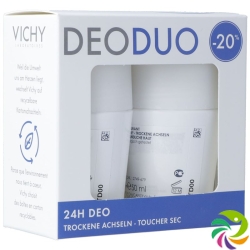 Vichy DeoDuo 24H Dry Touch Roll-On 2x 50ml