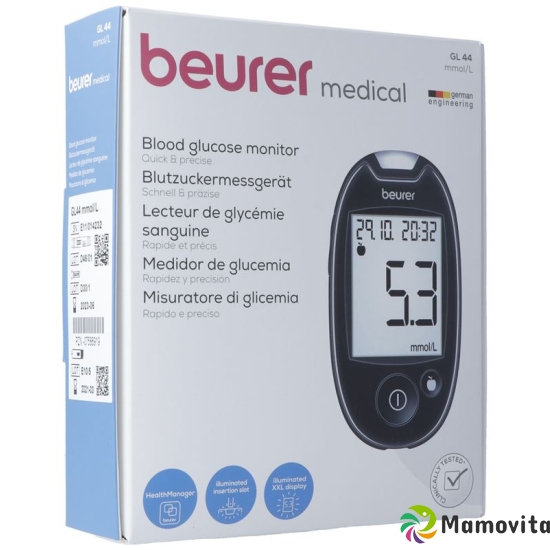 Beurer Blutzuckermessgerät Easy To Use Gl44 Mmol/ buy online