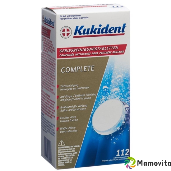 Kukident Reinigung-Tabs Frische Minze 112 Stück buy online