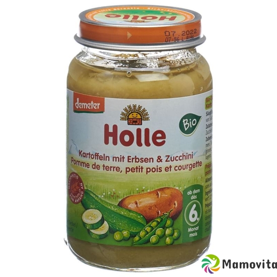 Holle Potatoes with Peas & Courgettes from the 6th month Bio 190g buy online