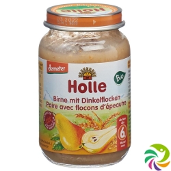 Holle Pear with Spelt Flakes from the 6th month Bio 190g