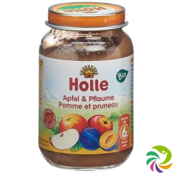 Holle Apple & Plum from the 6th month Organic 190g