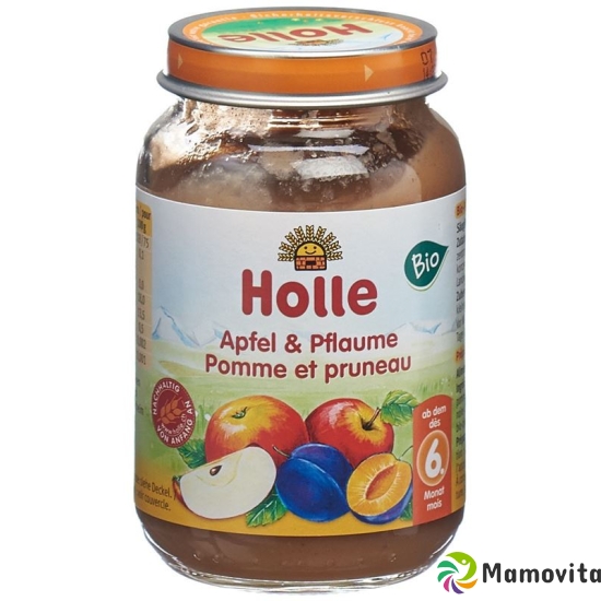 Holle Apple & Plum from the 6th month Organic 190g buy online