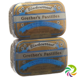 Grether’s Pastilles Blackcurrant Duopack 2x 110g