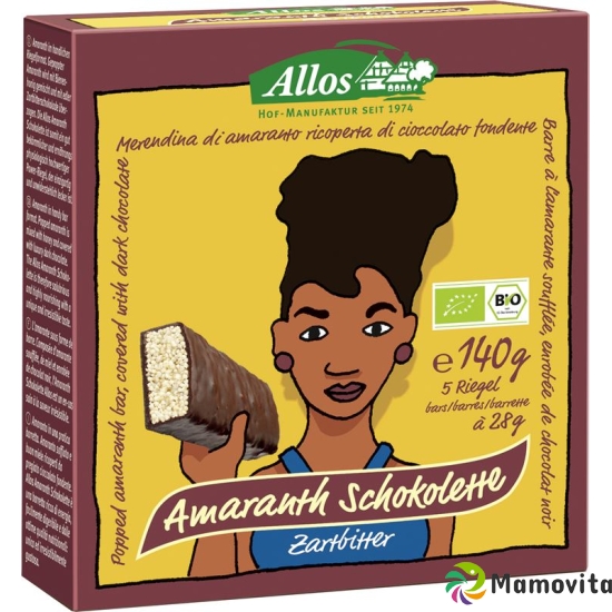 Allos Barres Chocolettes Amaranthe 140g buy online