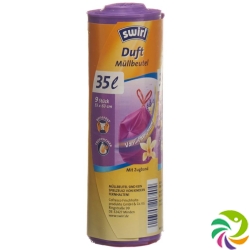 Swirl Duft-Müllbeutel 35L mit Zugband 9 Stück