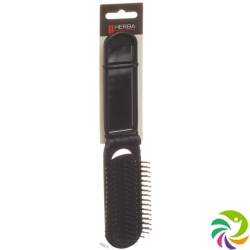 Herba folding brush with mirror black