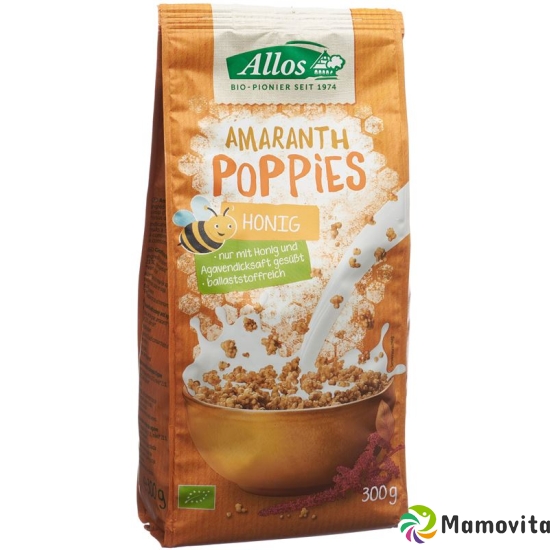 Allos Amaranth Honig Poppies Bio 300g buy online