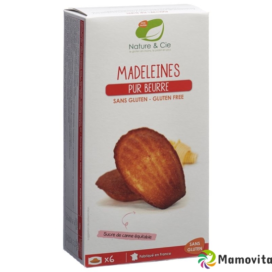 Nature&cie Madeleines Butter Glutenfrei 6x 25g buy online