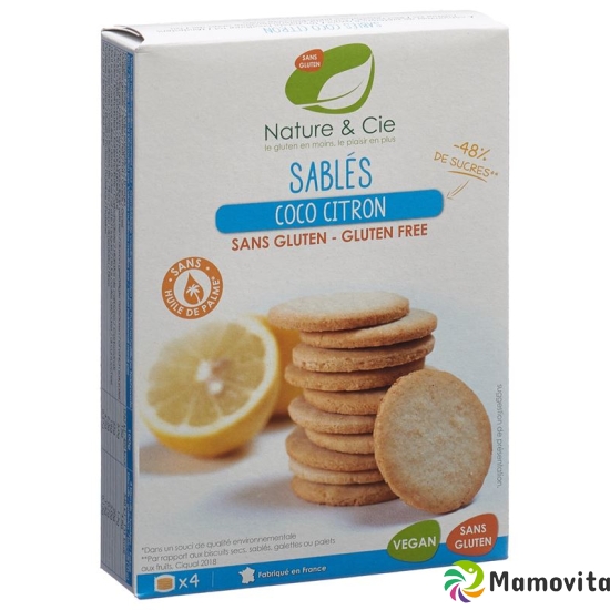 Nature&cie Butterkeks Koko Zitr Glutenf 120g buy online