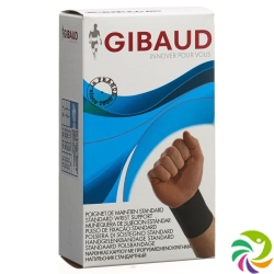 Gibaud Handgelenkmansch Verstellbar XL 19-21cm Schwarz