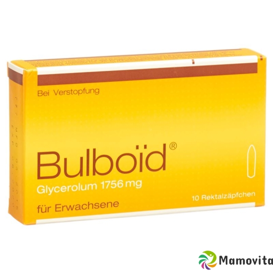 Bulboid 10 Zäpfchen für Erwachsene buy online