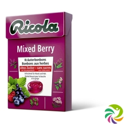 Ricola Mixed Berry Kräuterbonbons ohne Zucker Box 50g