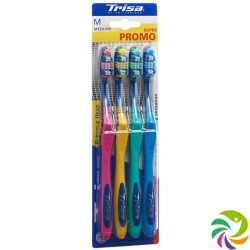 Trisa Flexible Head Toothbrush Quattro Medium