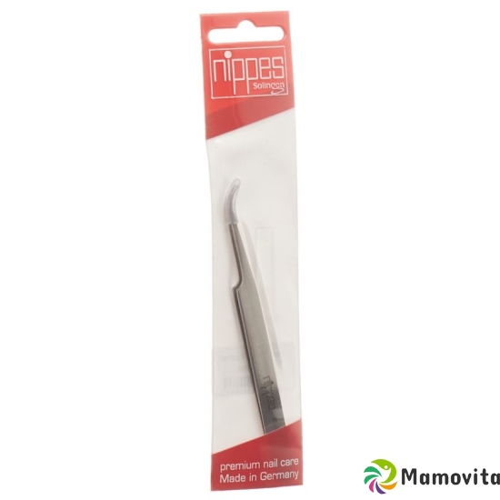 Nippes tick tweezers 12cm angled stainless steel buy online