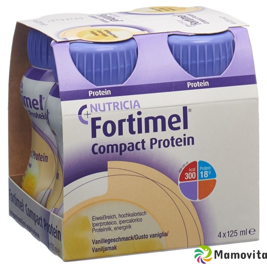 Fortimel Compact Protein Vanille 4x 125ml buy online