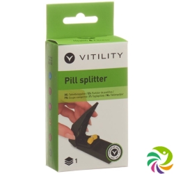 Vitility pill splitter