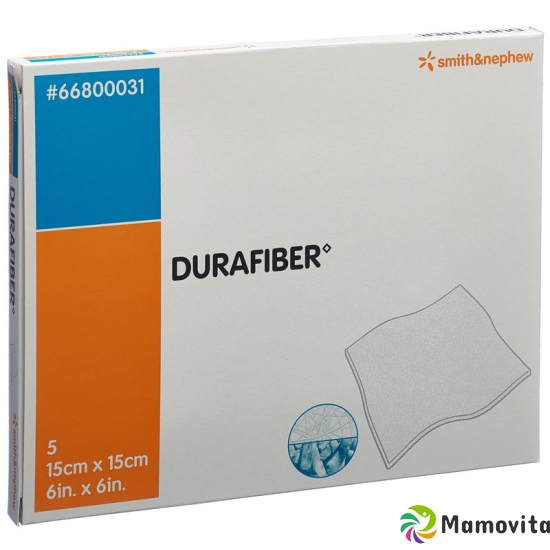 Durafiber Wundauflage 15x15cm Steril 5 Stück buy online