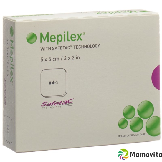 Mepilex Schaumverband Safetac 5x5cm Silikon 5 Stück buy online