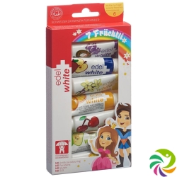 Edel+white Schweizer Kinder Zahnpasta 7x 9.3ml