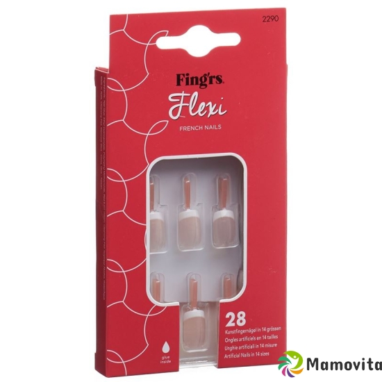 Fingers Flexi Nails Natural French buy online