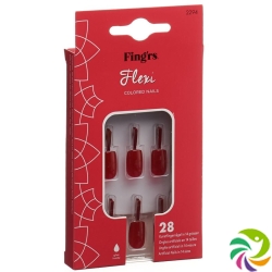 Fingers Flexi Nails Classic Red