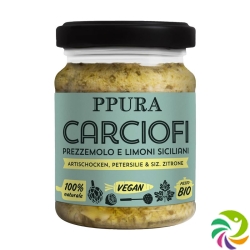 Ppura Pesto Artischocken Siz Zitrone Bio 140g