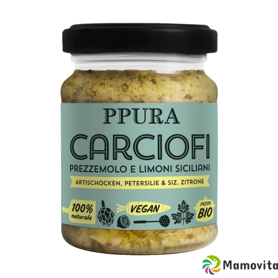 Ppura Pesto Artischocken Siz Zitrone Bio 140g buy online