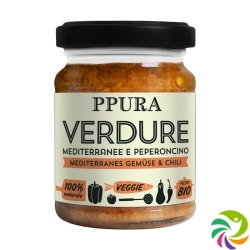 Ppura Pesto Mediterranes Gemüse Chili Bio 140g