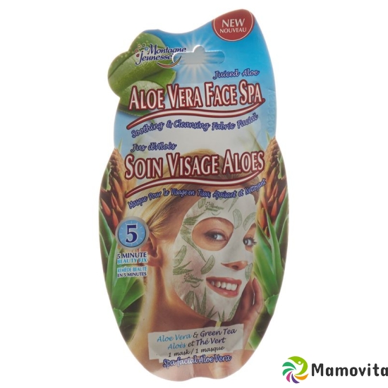 Montagne Jeunesse Sheet Mask Aloe Vera Face Spa buy online