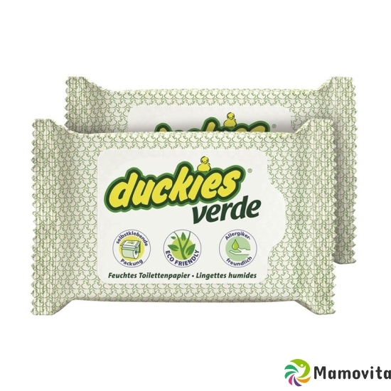 Duckies Verde Feuchtes Toilettenpapier Duo 2x 30 Stück buy online