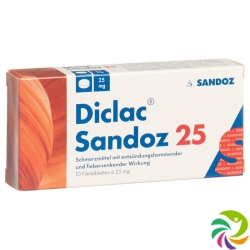 Diclac Sandoz Filmtabletten 25mg 10 Stück