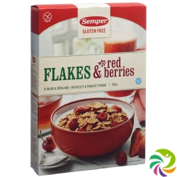 Semper Extra Flakes Rote Früchte Glutenfrei 300g