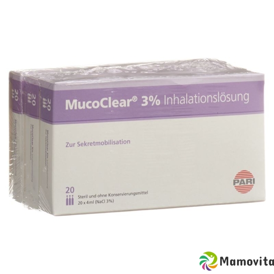 Pari Mucoclear Inhalationslösung 3% NaCl 60 Ampullen 4ml buy online