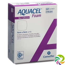 Aquacel Foam 5x5cm Non-Adhesive 10 Stück