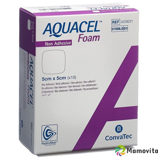 Aquacel Foam 5x5cm Non-Adhesive 10 Stück buy online