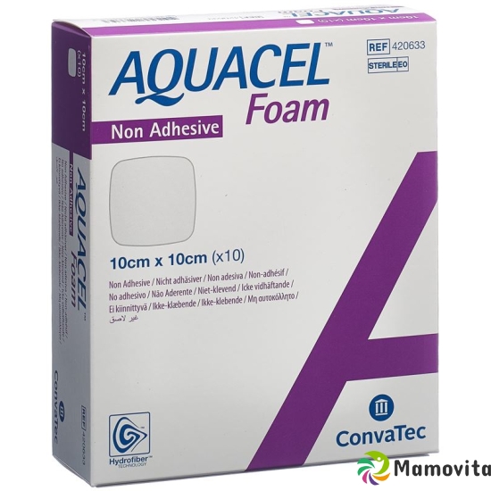 Aquacel Foam 10x10cm Non-Adhesive 10 Stück buy online