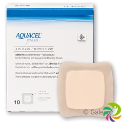 Aquacel Foam 17.5x17.5cm Adhesive 10 Stück