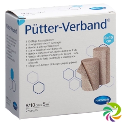 Puetter Verband 8/10cmx5m 2 Stück