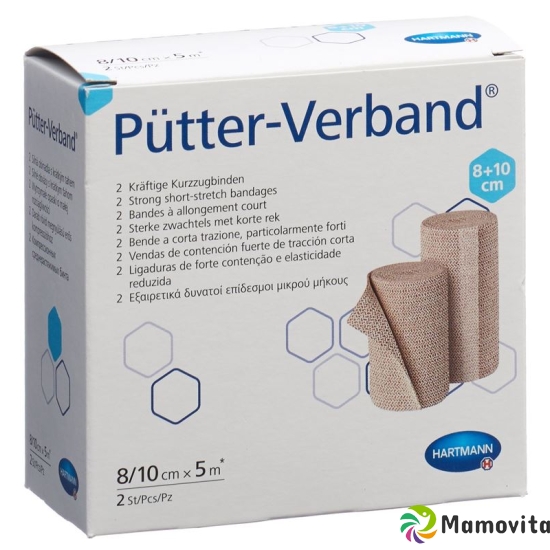 Puetter Verband 8/10cmx5m 2 Stück buy online