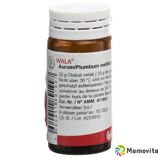 Wala Aurum/plumbum Mellitum Comp Globuli 20g buy online