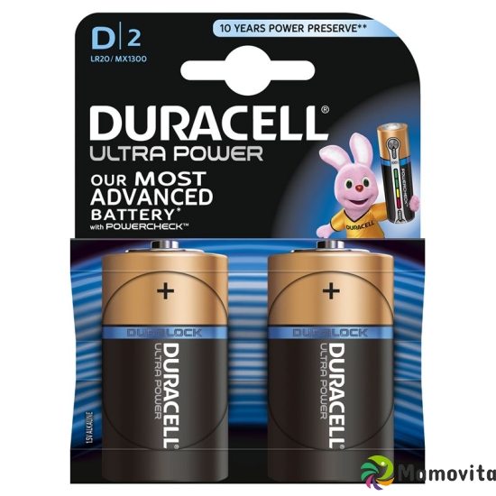 Duracell Ultra Power Batterie MX1300 D 1.5V 2 Stück buy online