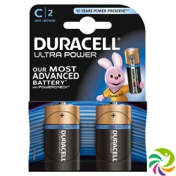 Duracell Ultra Power Batterie MX1400 C 1.5V 2 Stück