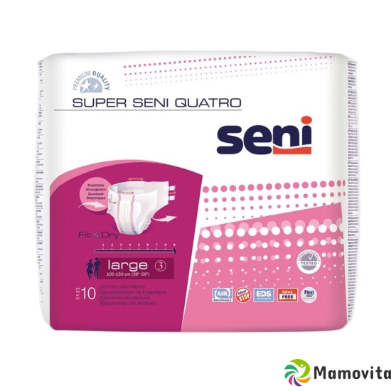 Super Seni Quatro Inkontinenzslip L 10 Stück buy online