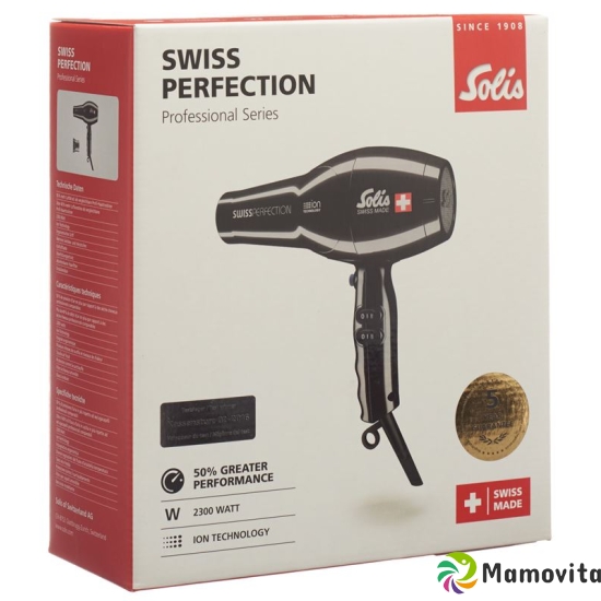 Solis Swiss Perfect Hair Dryer Type 440 Black buy online