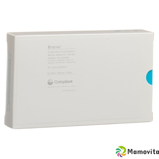 Coloplast Brava Elastischer Fixierstreifen Gebogen 20 Stück buy online