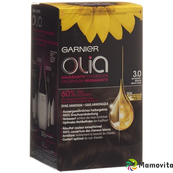 Olia Hair Color 3.0 Black Brown buy online